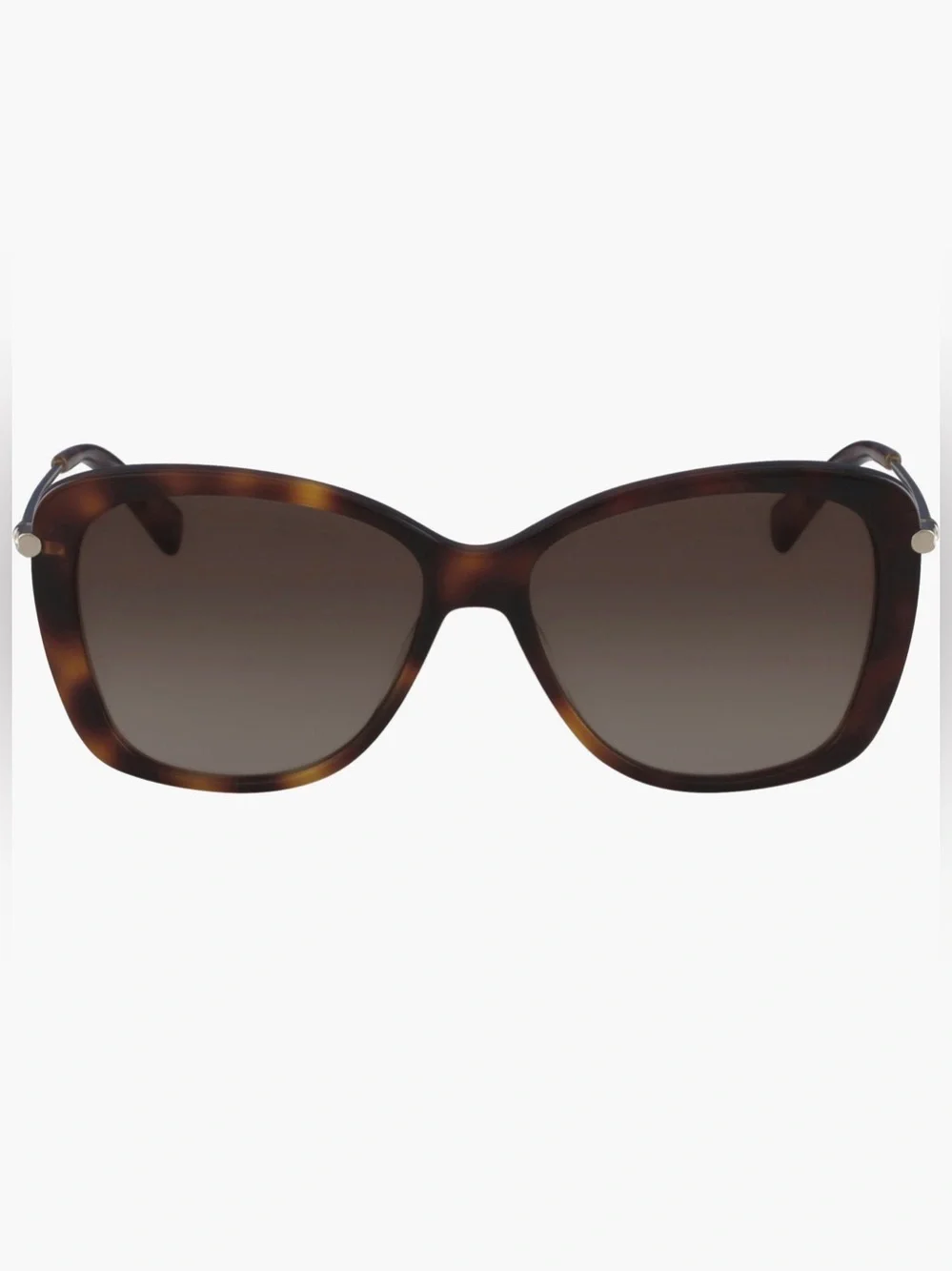 LONG CHAMP Butterfly Gradient Sunglasses in Blonde Havana